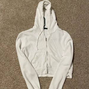 Brandy cropped zip up